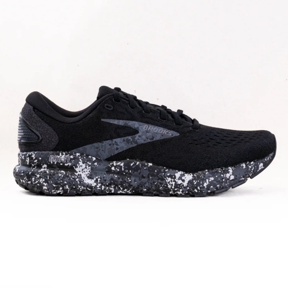 Brooks Ghost 16 Men’s running shoes-black/grey/white-size 11.5